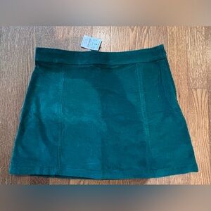 J Crew Factory Girls’ Corduroy A line Skirt (Autumn Pine), Size 16 Girls